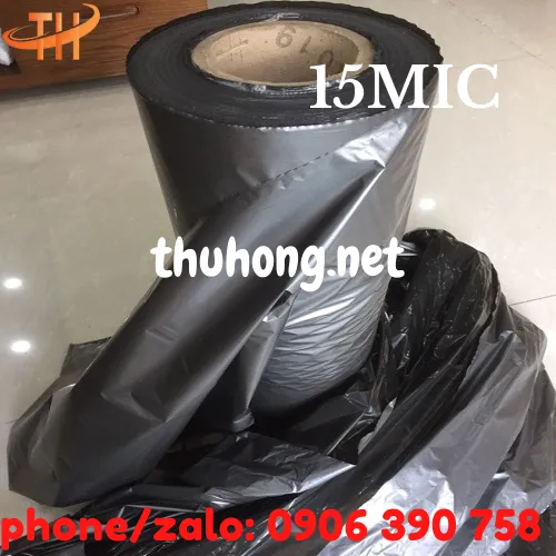 MÀNG PHỦ NÔNG NGHIỆP PE ĐEN 15 MIC