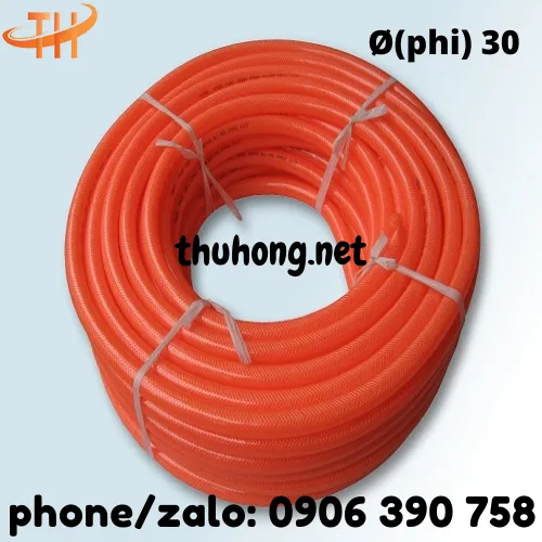 ỐNG NHỰA LƯỚI DẺO PVC ĐỎ PHI 30