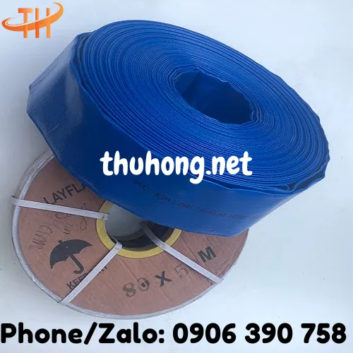 ỐNG VẢI BẠT CỐT DÙ MÀU XANH PHI 60MM