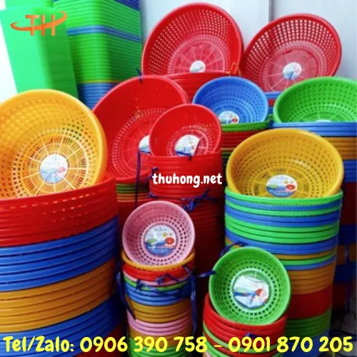 THAU NHỰA RỔ NHỰA