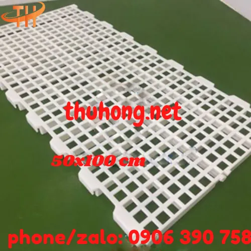 SÀN NHỰA NUÔI GÀ DÊ VỊT 50x100 LỖ VUÔNG