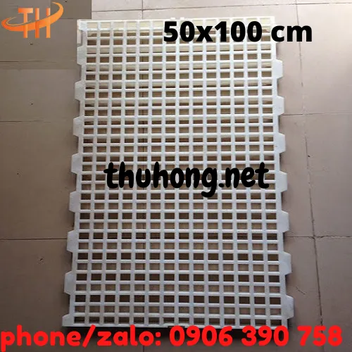 SÀN NHỰA NUÔI GÀ DÊ VỊT 50x100 LỖ VUÔNG