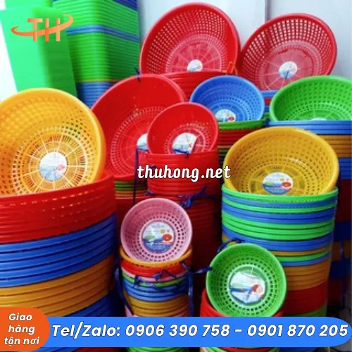 THAU NHỰA RỔ NHỰA