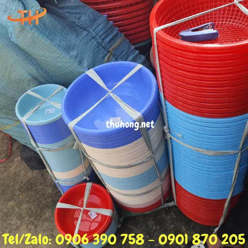 THAU NHỰA RỔ NHỰA