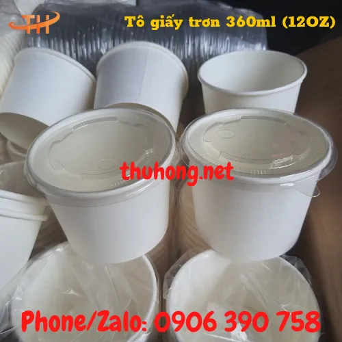 TÔ GIẤY ĐỰNG THỰC PHẨM ĐỦ DUNG TÍCH