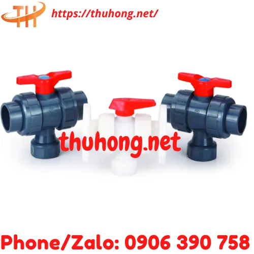 VAN BI NHỰA 3 NGÃ PVC