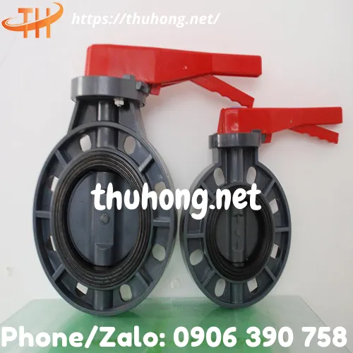 VAN BƯỚM NHỰA TAY GẠT PVC - UPVC