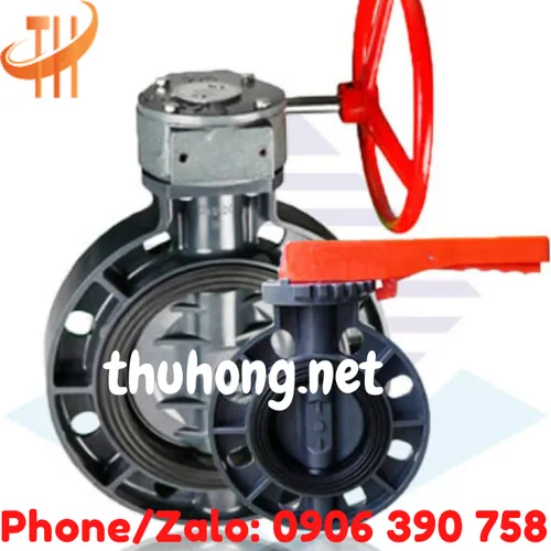 VAN BƯỚM NHỰA TAY QUAY PVC - UPVC