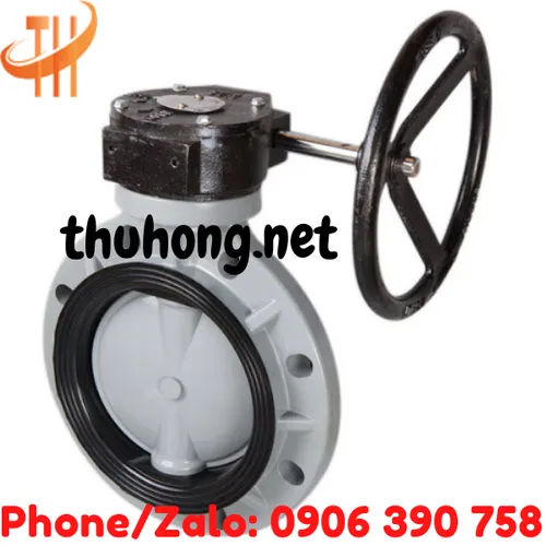 VAN BƯỚM NHỰA TAY QUAY PVC - UPVC