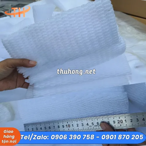 LƯỚI XỐP BỌC TRÁI CÂY 22CM MÀU TRẮNG