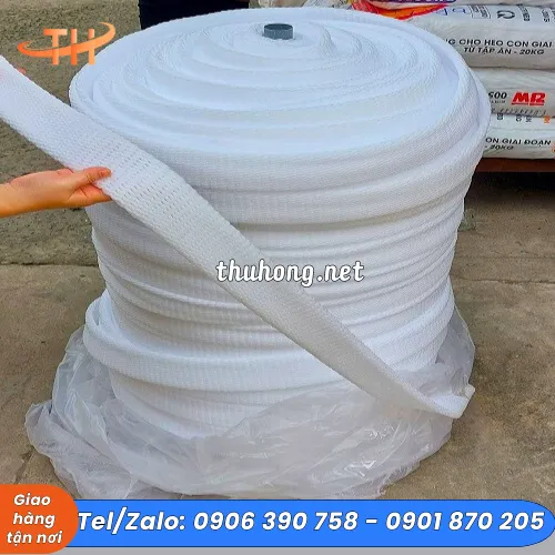 LƯỚI XỐP BỌC TRÁI CÂY NGUYÊN CUỘN 1KG MÀU TRẮNG