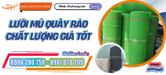 Lưu ngay địa chỉ bán sỉ lưới nhựa cứng, lưới mủ giá tốt ở HCM