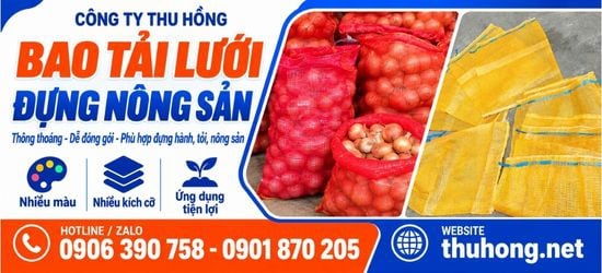 Nguồn cung giá tốt bao tải lưới đựng nông sản miễn ship HCM