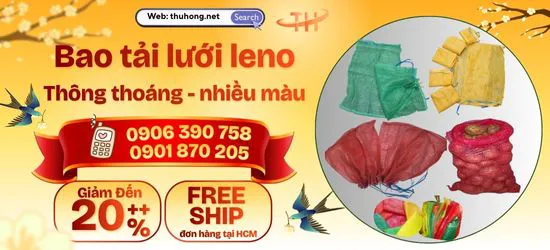 Bao tải lưới đựng nông sản giúp giảm dập hư thế nào