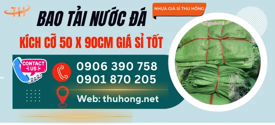 Báo giá sỉ bao tải nước đá 50x90cm tại TPHCM