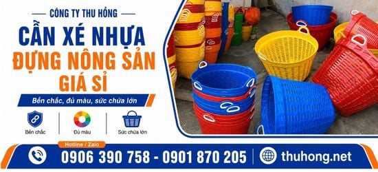 Cần xé nhựa đựng nông sản giá sỉ – Bền chắc, đủ màu, sức chứa lớn
