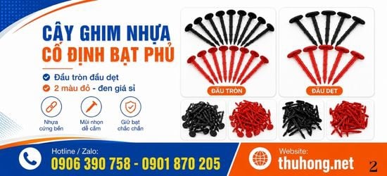 Ghim nhựa cố định bạt phủ, màng phủ nông nghiệp giá sỉ