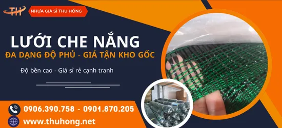 Mua lưới che nắng sỉ rẻ đảm bảo chất lượng uy tín tại HCM