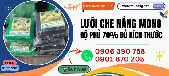 Bảng giá lưới che nắng 70% mới nhất rẻ nhất tại khu vực HCM