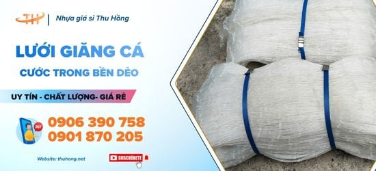 Mua sỉ lưới giăng cá cước trong đủ kích thước giá rẻ TPHCM
