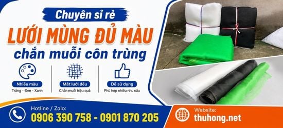 Nơi Bán Sỉ Lưới Mùng Nông Nghiệp Đủ Màu Xanh, Đen, Trắng Rẻ Nhất TPHCM