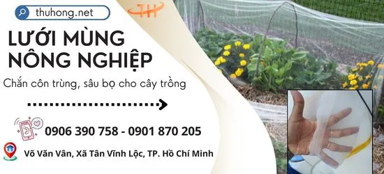 Lưới chắn côn trùng giúp giảm sâu bệnh ra sao trong trồng trọt hiện nay