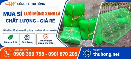 Cần mua sỉ lưới mùng nông nghiệp màu xanh lá giá tốt