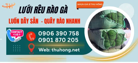Lưới rêu luồn dây để quây rào đủ kích thước giá sỉ