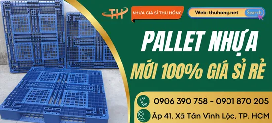 Pallet Nhựa Kê Lót Hàng Hóa Giá Sỉ Tận Xưởng– Giải pháp thông minh cho kho hàng hiện đại