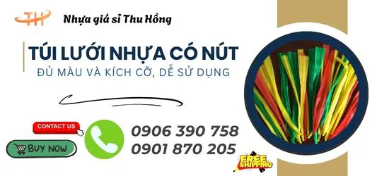 Túi lưới có nút đựng rau câu bánh kẹo bán sỉ giá tốt, nguồn hàng ổn định