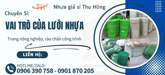 Vai trò của lưới nhựa rào chắn trong chuồng trại và canh tác