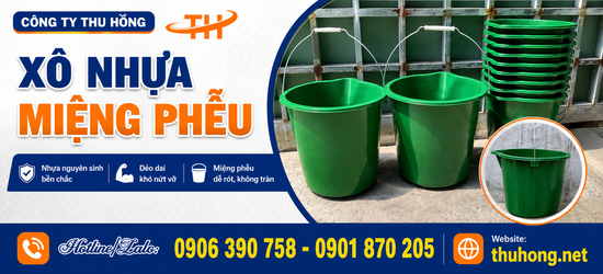 Xô nhựa mỏ vịt giá sỉ, bền đẹp, mua số lượng lớn giá tốt