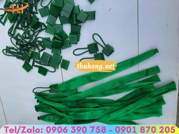 túi lưới nhựa có nút và râu