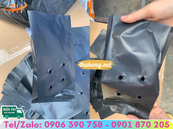 Túi ươm giống cây trồng màu đen Túi ươm giống cây trồng màu đen