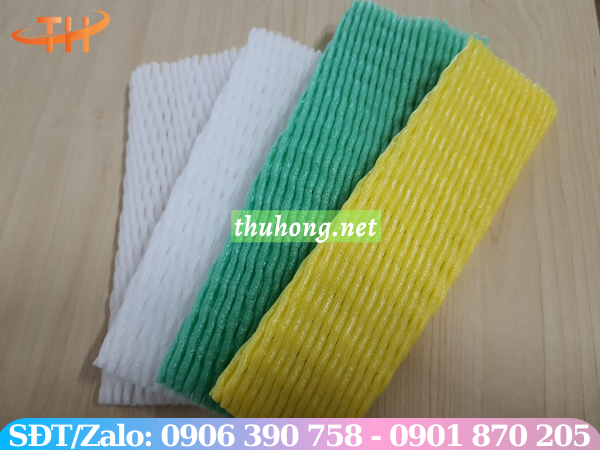 Lưới xốp bọc trái cây nhiều màu