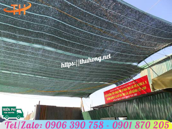 Ứng dụng lưới che nắng độ phủ 70% Ứng dụng lưới che nắng độ phủ 70%
