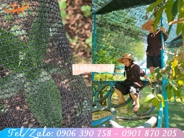 ứng dụng lưới che nắng, lưới dệt kim