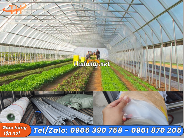 Phụ kiện và màng để thi công nhà kính nhà màng Phụ kiện và màng để thi công nhà kính nhà màng