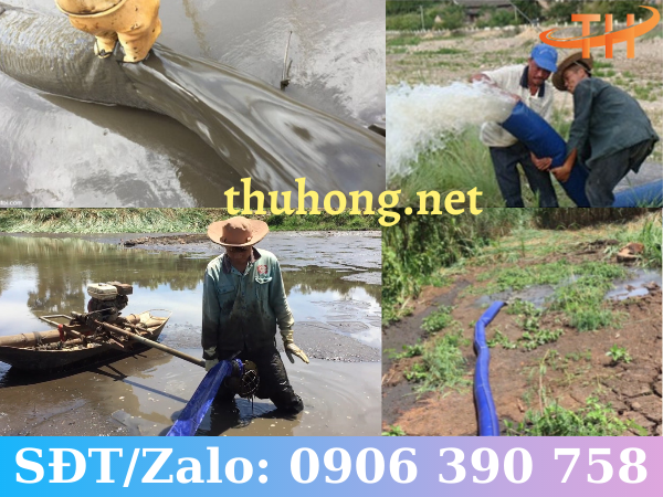 Ống bạt vải hút bùn, cát sỏi
