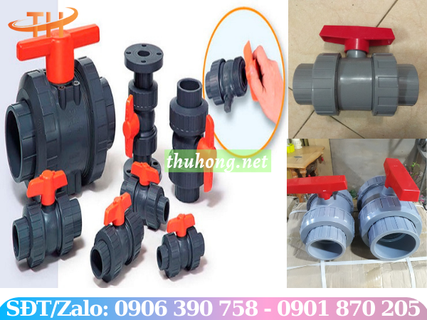 Van khóa nước nhựa bi rắc co