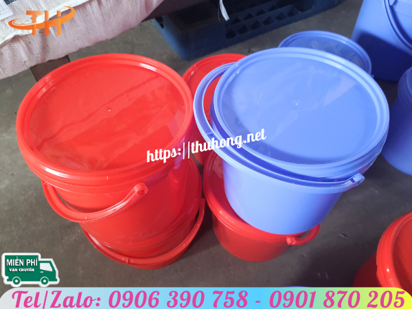 Xô nhựa đựng nước mini Xô nhựa đựng nước mini