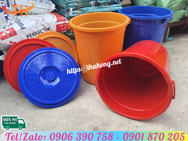 Xô nhựa đựng nước đựng gạo 50 lít Xô nhựa đựng nước đựng gạo 50 lít