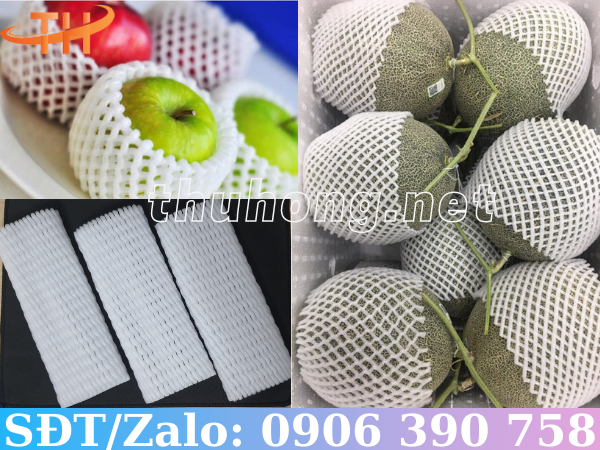Lưới xốp bọc trái cây đủ kích cỡ