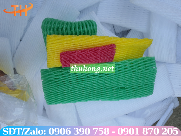 Xốp bọc hoa quả đa dạng màu và kích cỡ