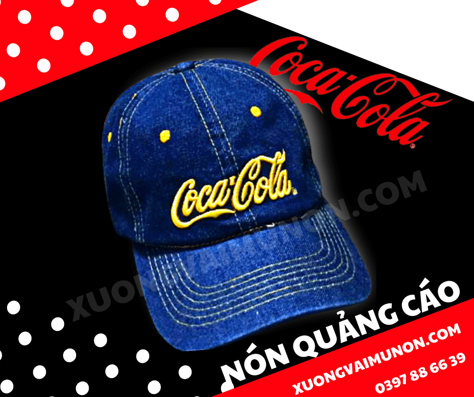 Nón quảng cáo Coca Cola Nón quảng cáo Coca Cola