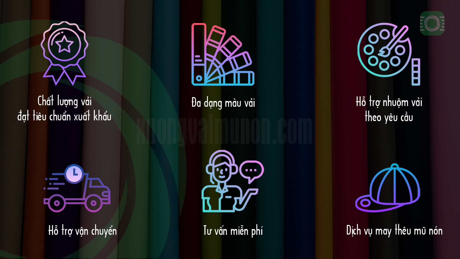 Xưởng dệt vải may nón N.H.I Fabric Xưởng dệt vải may nón N.H.I Fabric