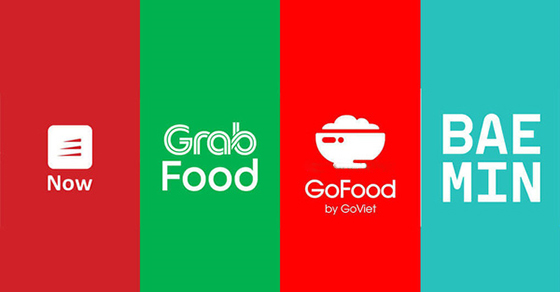 Now - GrabFood - GoFood - BEAMIN cạnh tranh khốc liệt trong lĩnh vực giao đồ ăn Now - GrabFood - GoFood - BEAMIN cạnh tranh khốc liệt trong lĩnh vực giao đồ ăn
