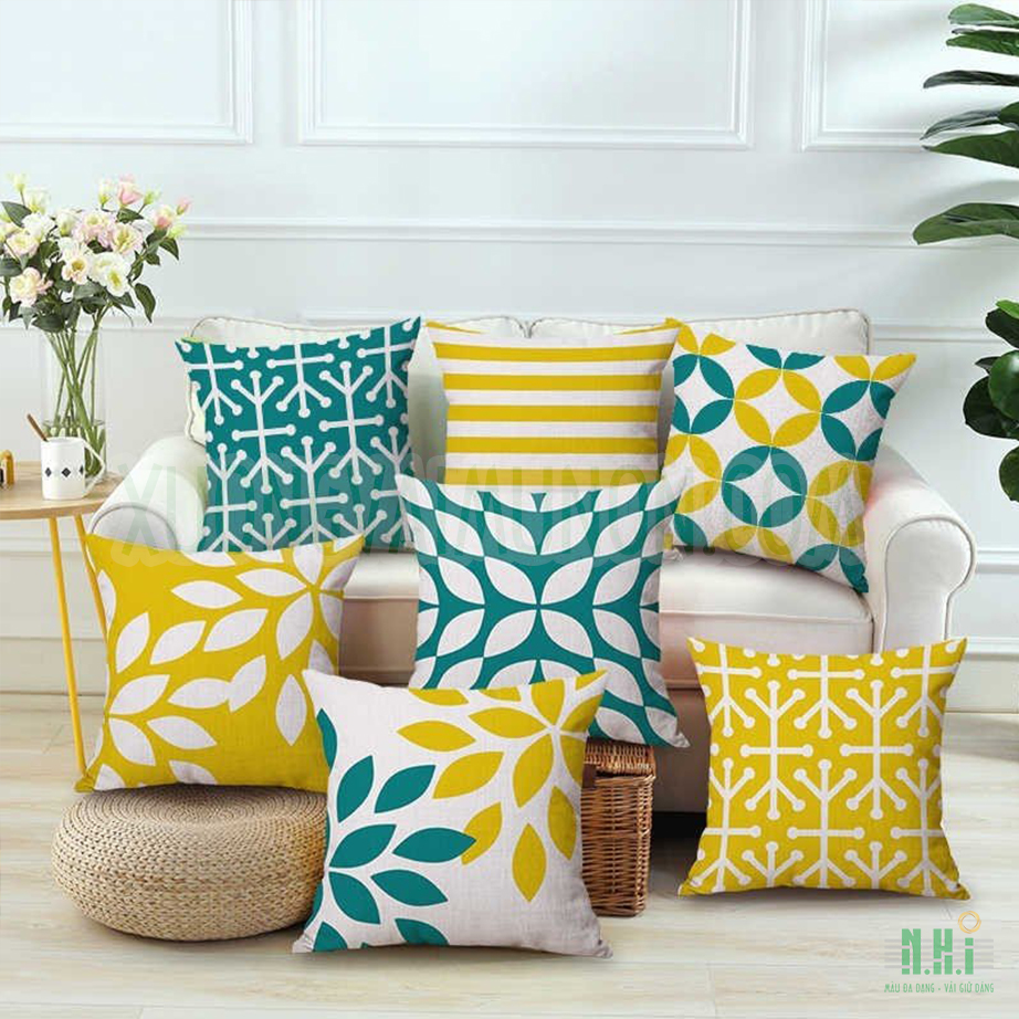 Vải kaki samsung (vải AW) in chuyển nhiệt làm bộ áo gối cao cấp Vải kaki samsung (vải AW) in chuyển nhiệt làm bộ áo gối cao cấp