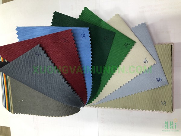 Màu sắc vải Kaki 65/35 Màu sắc vải Kaki 65/35