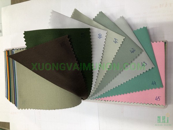 Màu sắc vải Kaki 65/35 Màu sắc vải Kaki 65/35